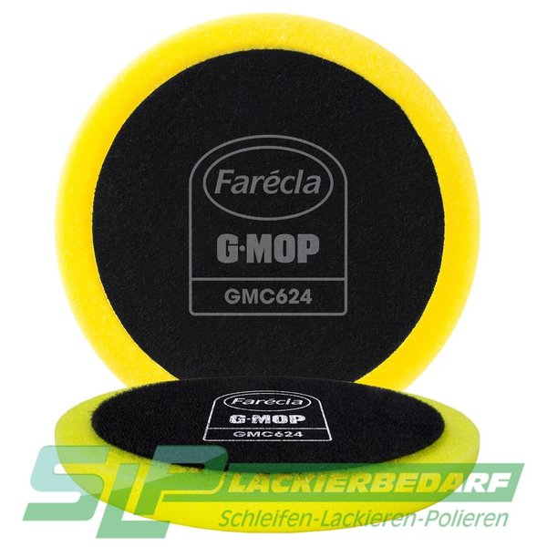 Farécla G Mop flexibler gelber Polierschwamm GMC624 Set mit 2Stück