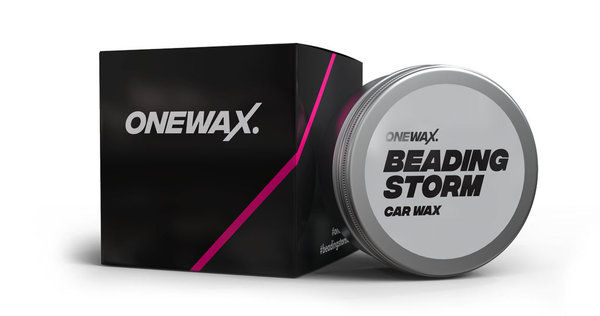 ONEWAX. BEADING STORM CAR WAX